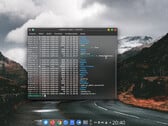 Área de trabalho do Br OS com uma janela do Terminal (Fonte da imagem: Br OS)