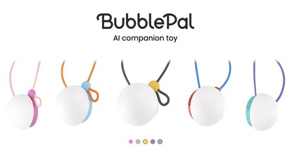 O BubblePal vem em 5 combinações de cores diferentes (Fonte da imagem: Haivivi)