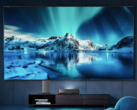 A Hisense Starlight S1 Pro Laser TV tem uma tela dobrável. (Fonte da imagem: Hisense)