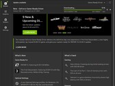Nvidia GeForce Game Ready Driver 556.12 baixando no aplicativo Nvidia (Fonte: Próprio)