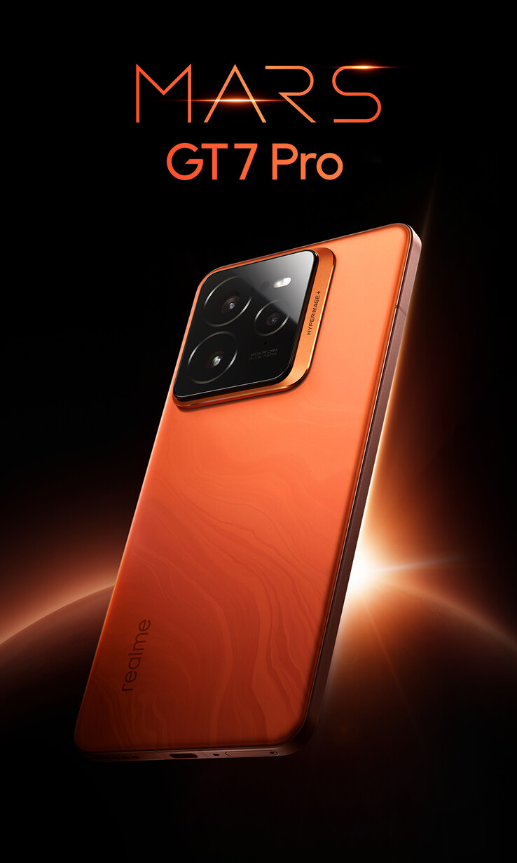 Realme GT7 Pro Mars Exploration Edition (Fonte da imagem: Realme)