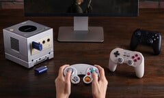 a 8BitDo projetou o NGC Retro Receiver para complementar visualmente o GameCube roxo. (Fonte da imagem: 8BitDo)