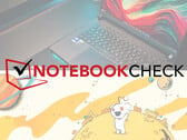 Logotipo do Notebookcheck sobre uma foto de laptop e gráficos do Reddit. (Fonte da imagem: Notebookcheck e Reddit, com edições)