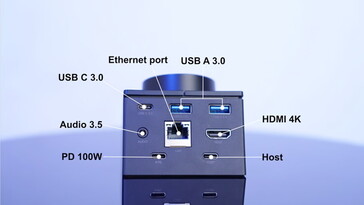 Há uma porta Ethernet disponível. (Fonte da imagem: HubKey)