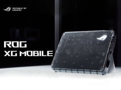 O novo ROG XG Mobile é cerca de 20% mais leve que seu antecessor. (Fonte da imagem: Asus - editado)