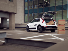 O Kia Niro EV Cargo foi revelado na Holanda. (Fonte da imagem: Kia)