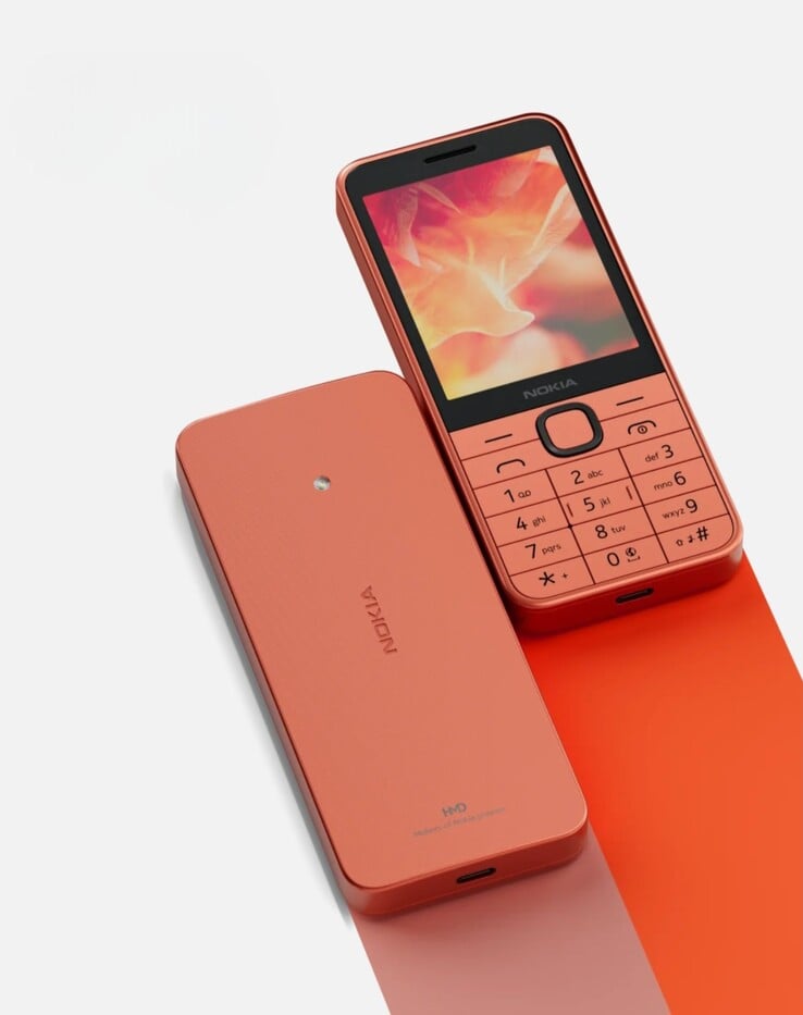 O Nokia 220 4G em sua nova cor Peach (Fonte: HMD)