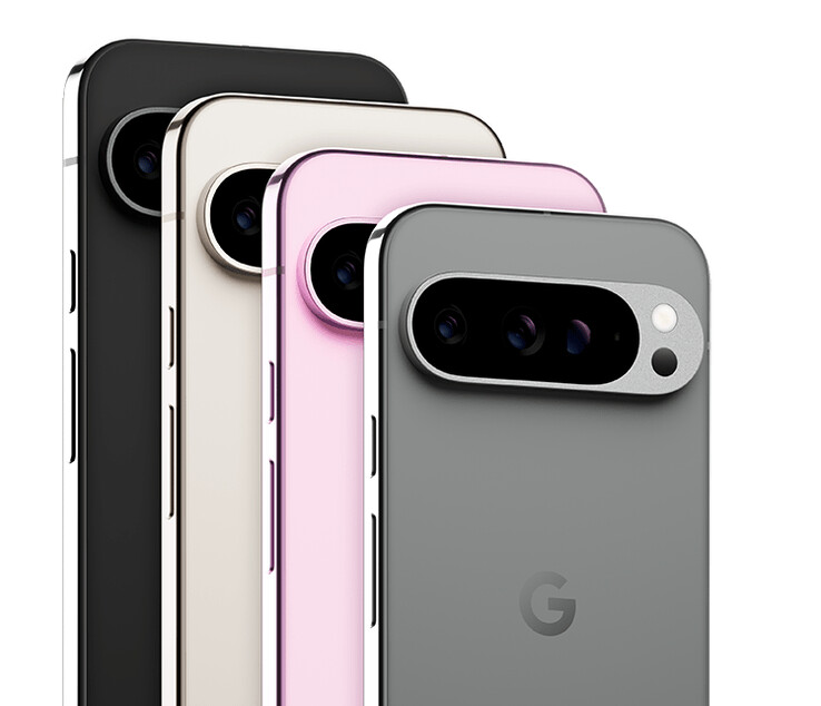 As quatro cores de lançamento do Pixel 9 Pro XL. (Fonte da imagem: Evan Blass)