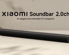 O novo Xiaomi Soundbar 2.0ch está sendo lançado mundialmente. (Fonte da imagem: Xiaomi)