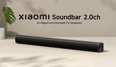 O novo Xiaomi Soundbar 2.0ch está sendo lançado mundialmente. (Fonte da imagem: Xiaomi)