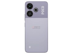 As renderizações do Xiaomi POCO M6 Plus revelam um design de anel de flash LED ligeiramente diferente de seu irmão (Fonte: 91mobiles) 