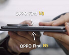 Prevê-se que o OnePlus Open 2 adote o mesmo design ultrafino do Oppo Find N5. (Fonte da imagem: Oppo)