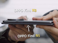 Prevê-se que o OnePlus Open 2 adote o mesmo design ultrafino do Oppo Find N5. (Fonte da imagem: Oppo)