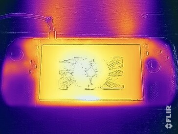 Teste de estresse de temperatura da superfície (frente)