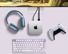 Apple anuncia o novo Mac mini com o controle DualSense da Sony. (Fonte da imagem: Apple)