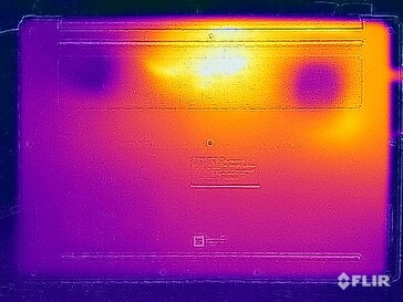 Teste de estresse de temperatura da superfície (parte inferior)