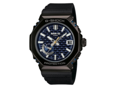 O Casio MRG-B2100R-2AJR foi revelado anteriormente como tendo um mostrador azul-escuro. (Fonte da imagem: Great G-Shock World)