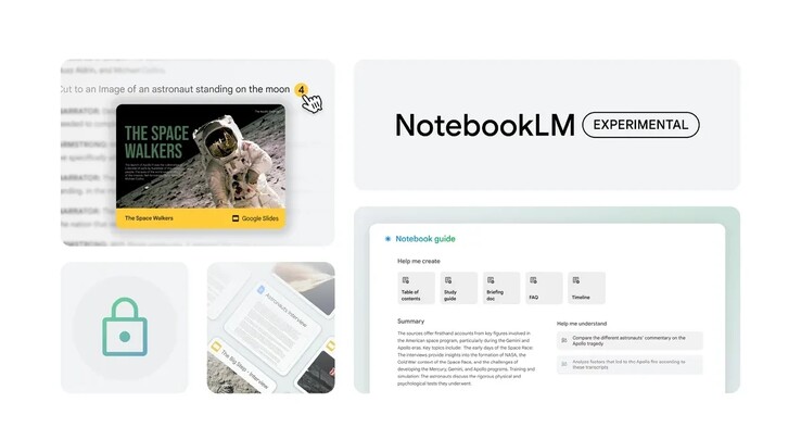 A IA multimodal expande a funcionalidade do NotebookLM (Fonte: Google)