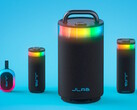 A série JLab Party de alto-falantes Bluetooth vem com efeitos de iluminação RGB, resistência a respingos e som personalizável. (Fonte da imagem: JLab)
