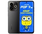 O Tecno Pop 9 5G na cor Shadow Black (Fonte da imagem: Tecno)