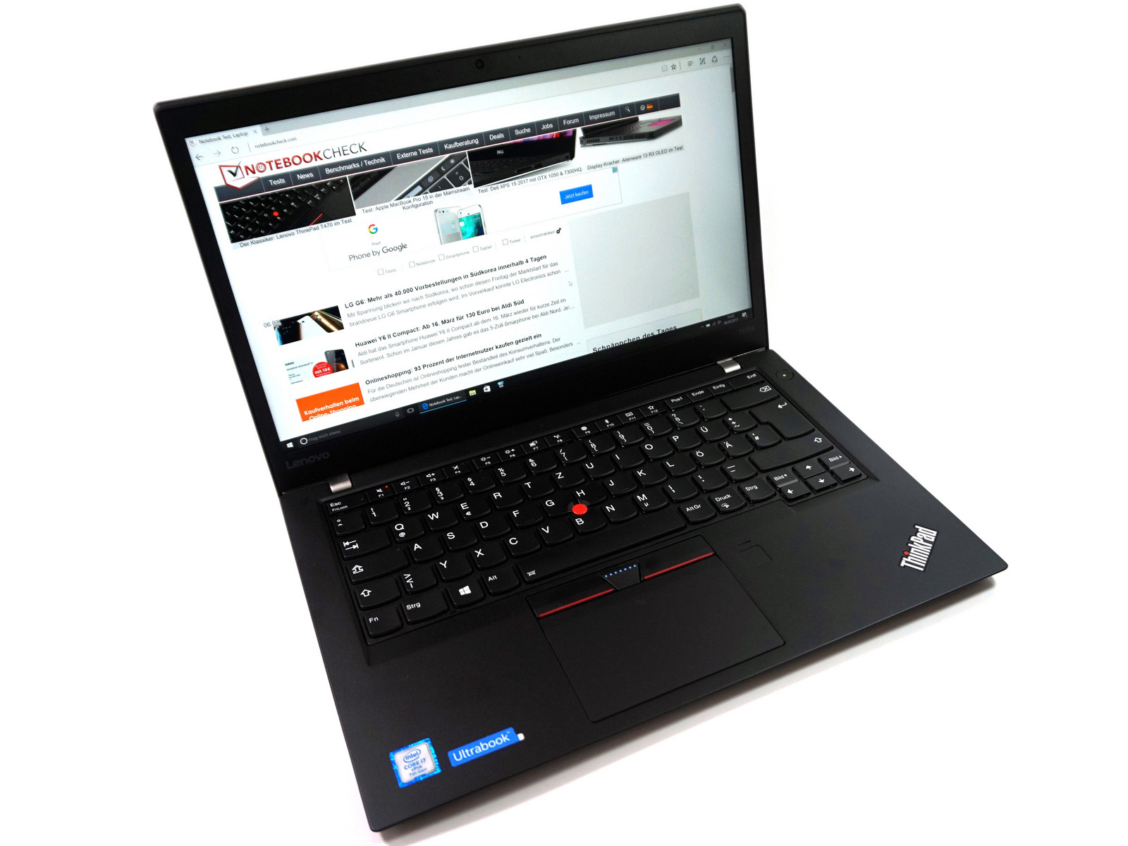 Lenovo ThinkPad T470s-20HF0012US - Notebookcheck.info